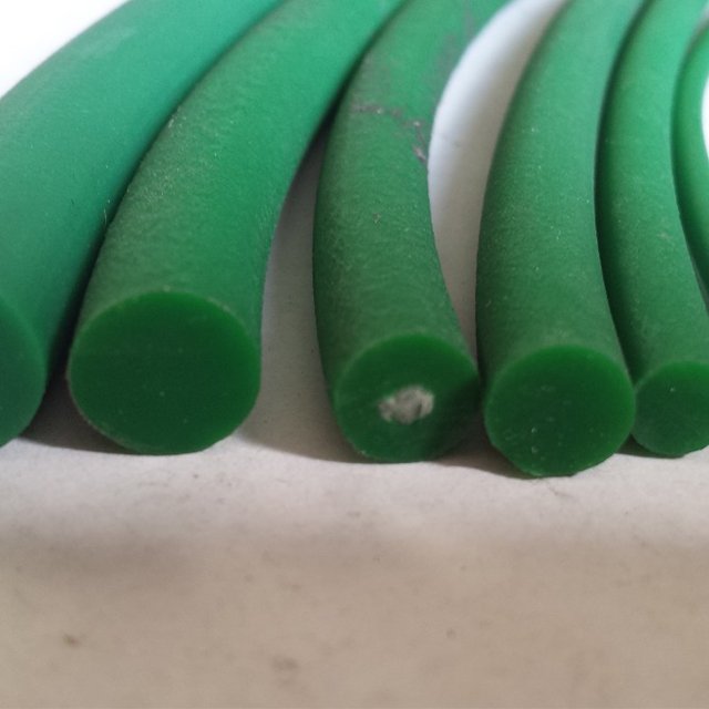 High-strength Drive For Food Machine Diameter 2-20mm Pu Conveyor Round Green Polycord Belt