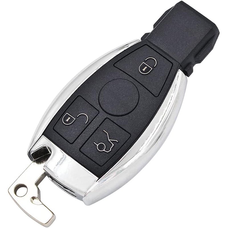 For Mer-cedes-Benz E S G CLK SLK ML Class 2000+ Uncut Blade Smart Car Remote Key Fob 3-Button Foldable BGA Body Repair Equipment