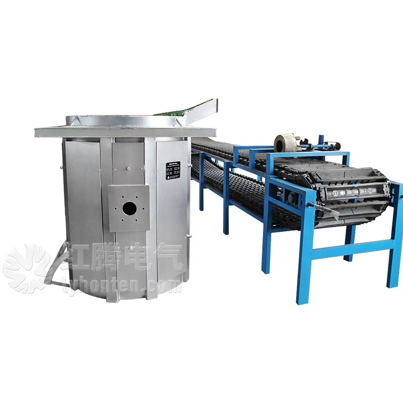 Smelting Copper Furnaces Aluminum Ingots Production Line Aluminum Billet Casting Machine Graphite Crucible Furnace Caster