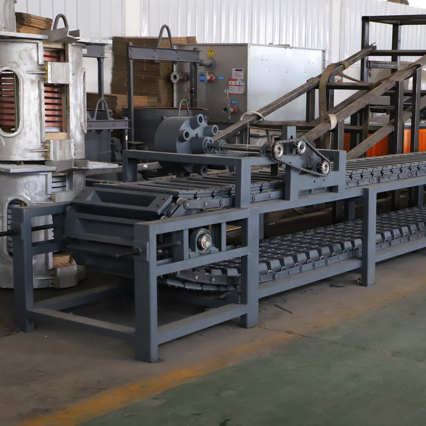 Smelting Copper Furnaces Aluminum Ingots Production Line Aluminum Billet Casting Machine Graphite Crucible Furnace Caster