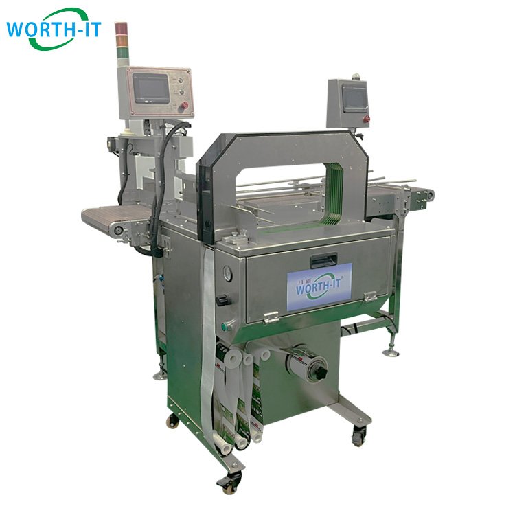 Auto Push Banding Machine Can Connect with Exist Production Line Online Auto Belt Strapping Machine for Box Tray Container