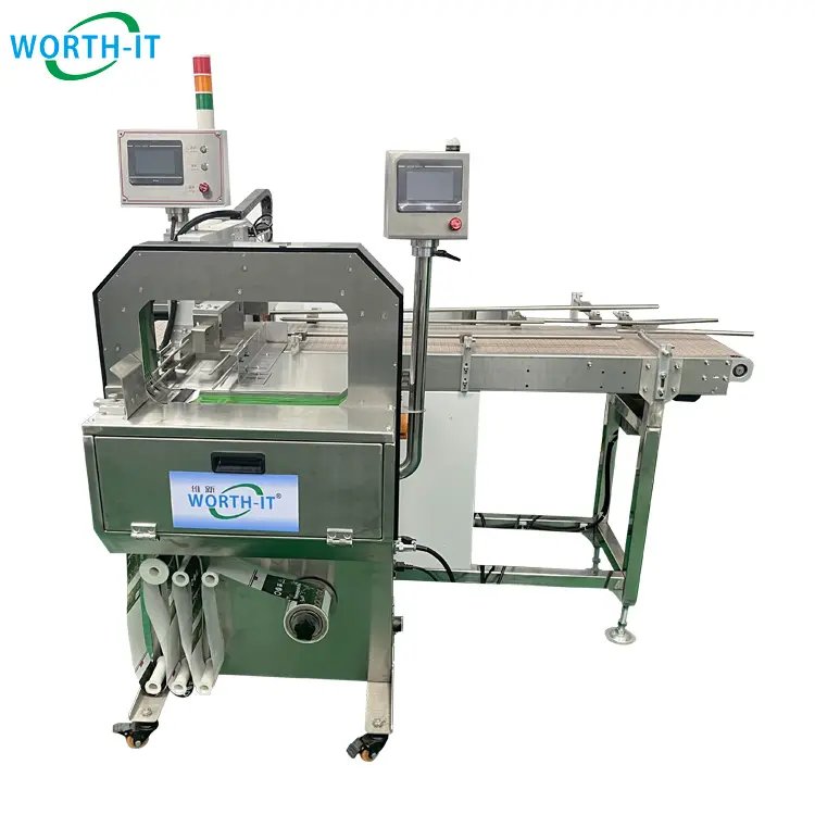 Auto Push Banding Machine Can Connect with Exist Production Line Online Auto Belt Strapping Machine for Box Tray Container