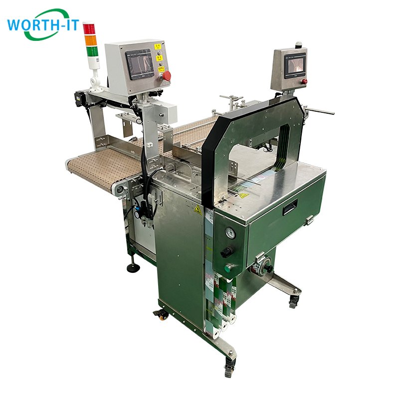 Auto Push Banding Machine Can Connect with Exist Production Line Online Auto Belt Strapping Machine for Box Tray Container