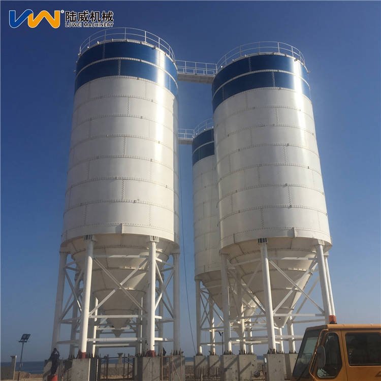 Cement Storage Silos Easy Assemble Bolted-type Steel Powder Silo Engineers Available to Service