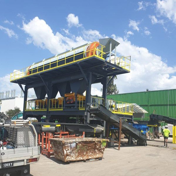 Shredder-residue Wreckage Auto-Salvage ASR SHF SLF Fluff Processing Metal Recycling System