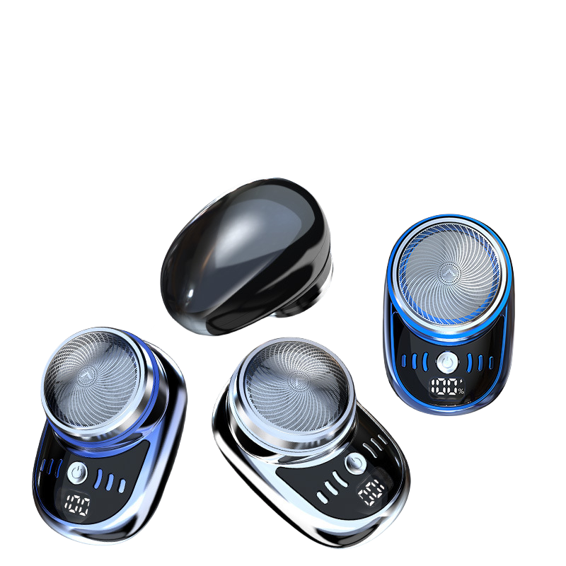 Mini USB Electric Rechargeable Men Razors Shaver for Travelling IPX6 Waterproof 3D Floating Head Machine Face Care Set