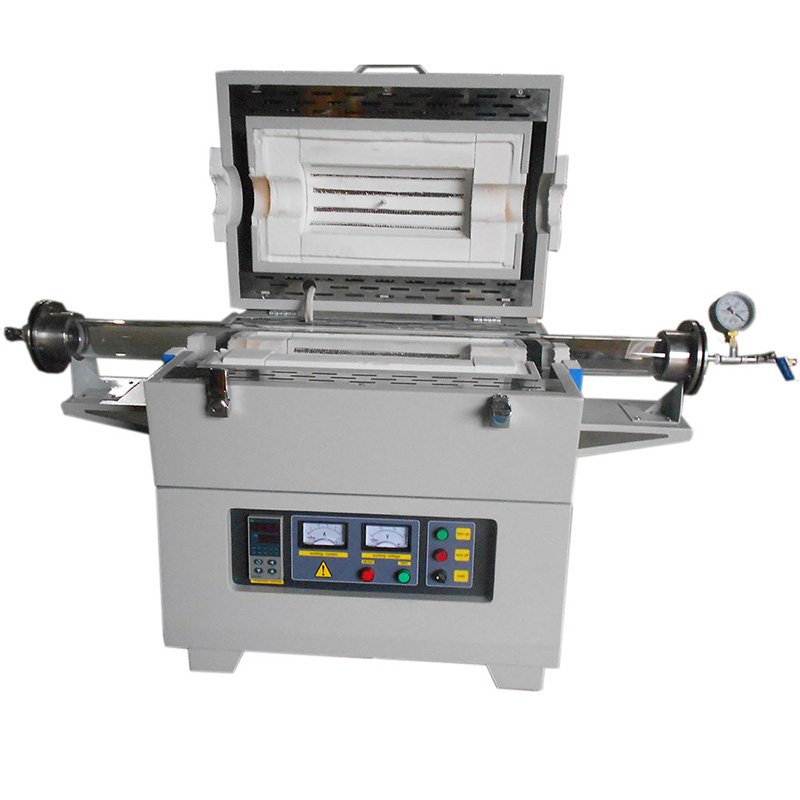 1200C High Temperature Vacuum Tubular Furnace Laboratory Tube Furnace With Vacuum Pump