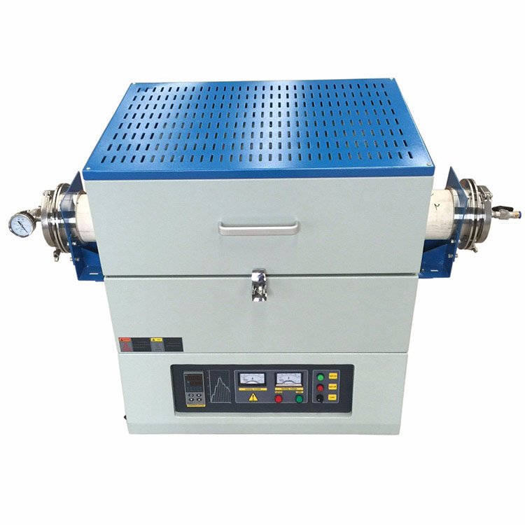 1200C High Temperature Vacuum Tubular Furnace Laboratory Tube Furnace With Vacuum Pump