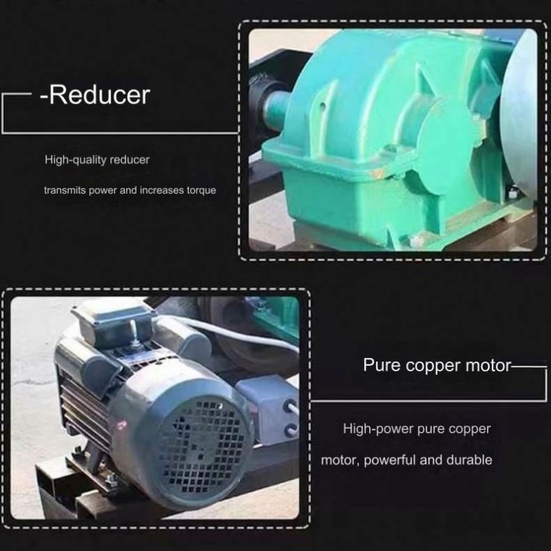 Thickened Body Pure Copper Motor Fully Automatic Double Ax Wood Splitting Equipment High Power Wood Splitter