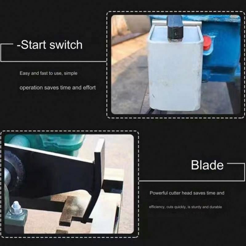 Thickened Body Pure Copper Motor Fully Automatic Double Ax Wood Splitting Equipment High Power Wood Splitter