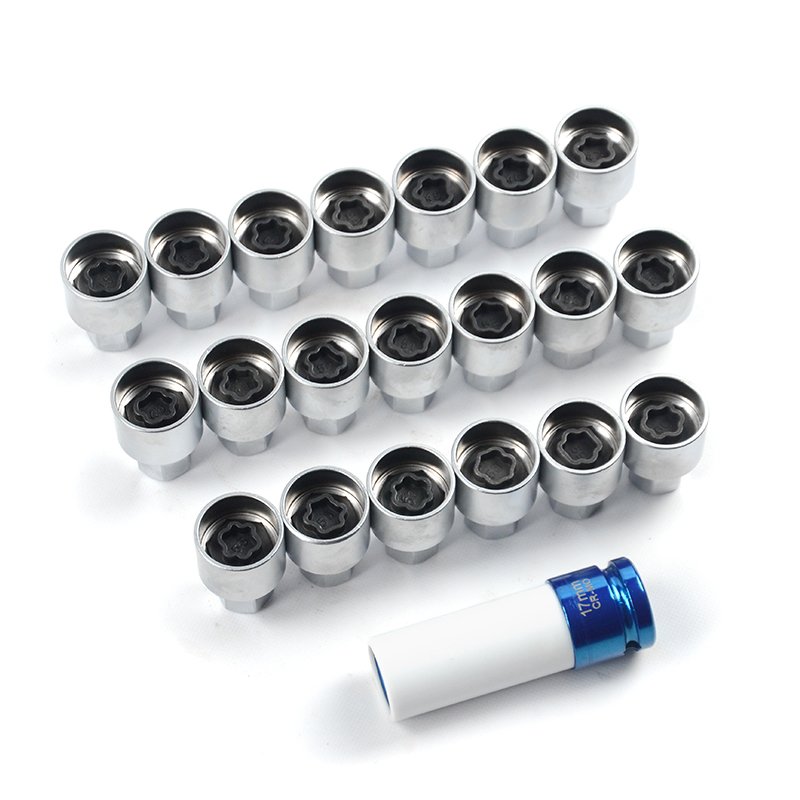 XC5567 Whole Sale 21pcs Locking Wheel Nut Stud Remover Tool Kit
