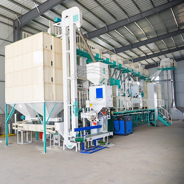 60ton Per Day Automatic Rice Milling Processing Production Line, Rice Mill Plant for Sale