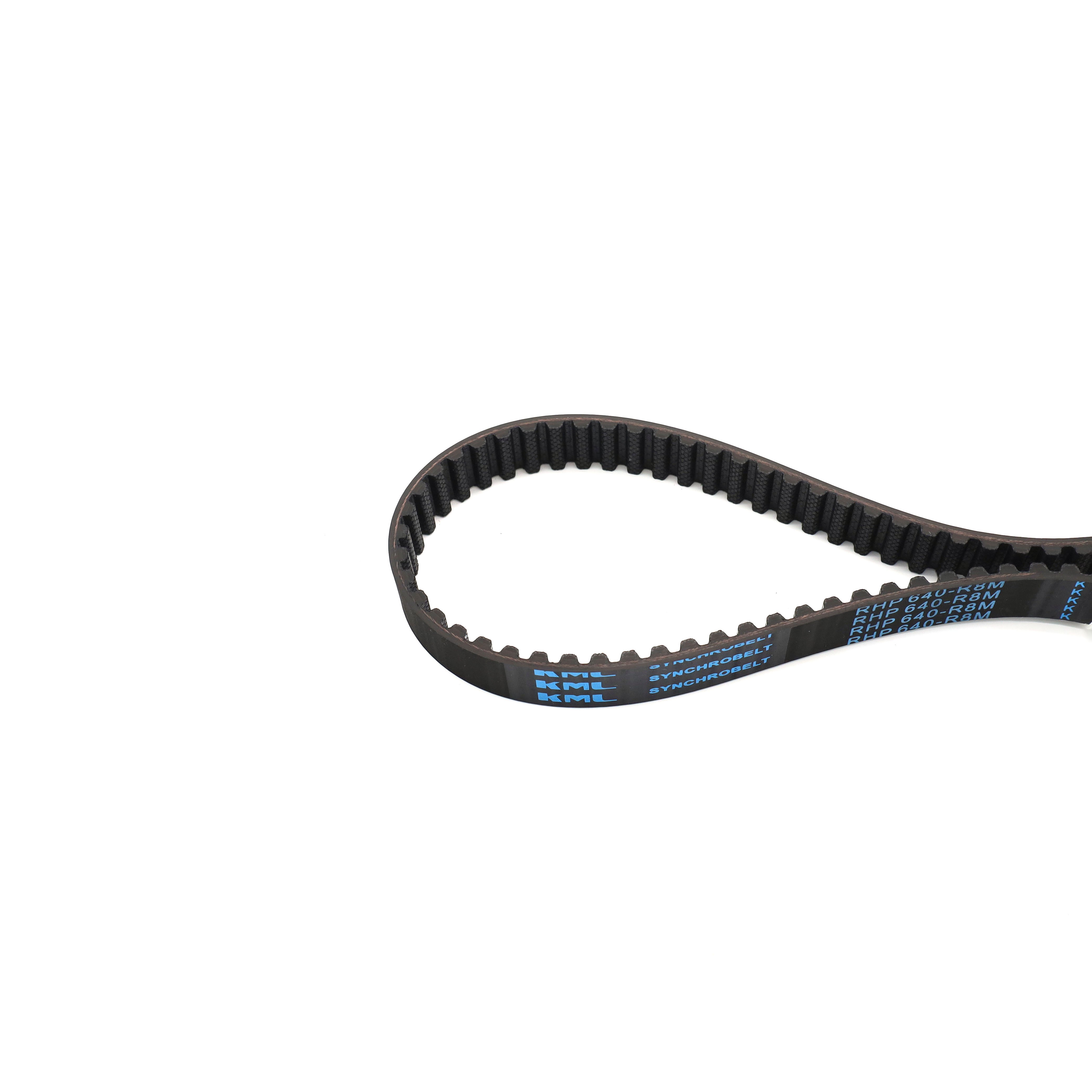High performance rubber transmission RHP R8M timing belt width customized