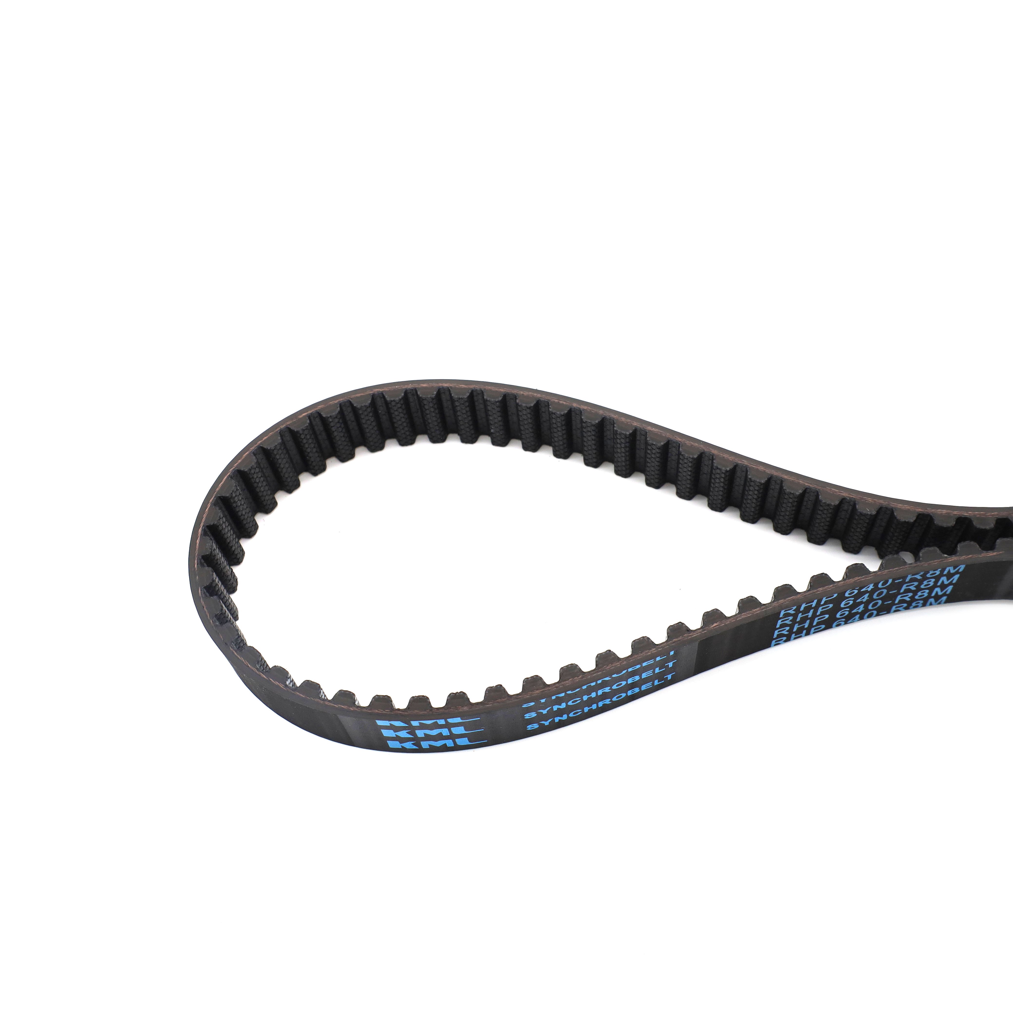 High performance rubber transmission RHP R8M timing belt width customized