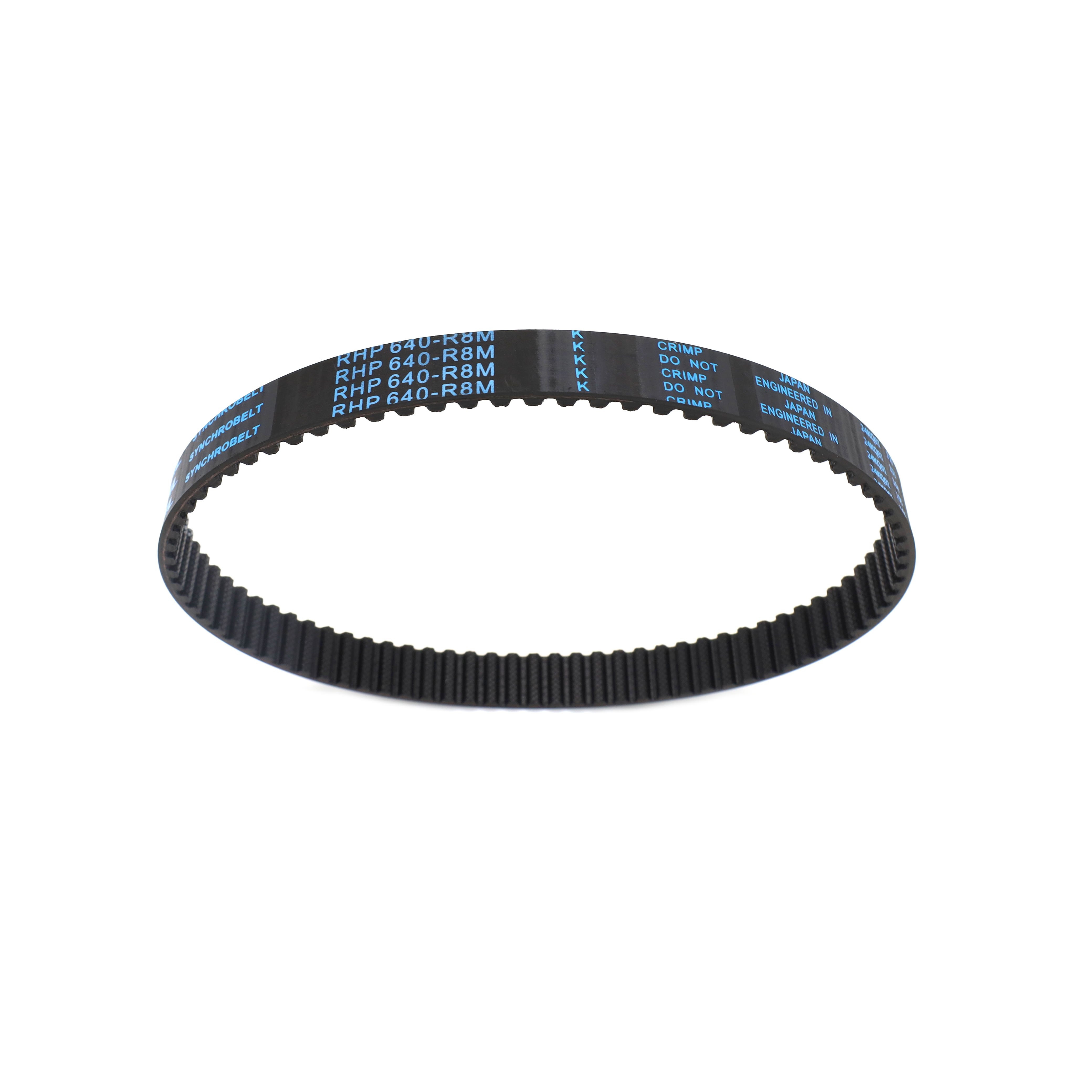 High performance rubber transmission RHP R8M timing belt width customized