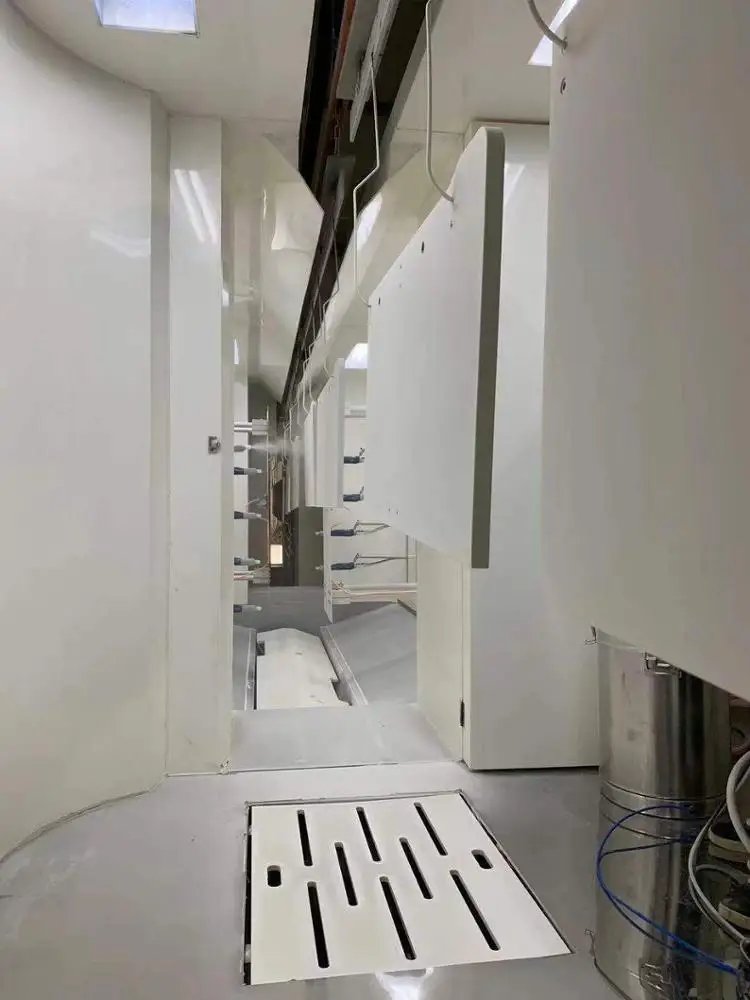 Automatic/Semi-auto/Manual Aluminum Profile Powder Coating Spray Painting Line with Conveyor Chain System
