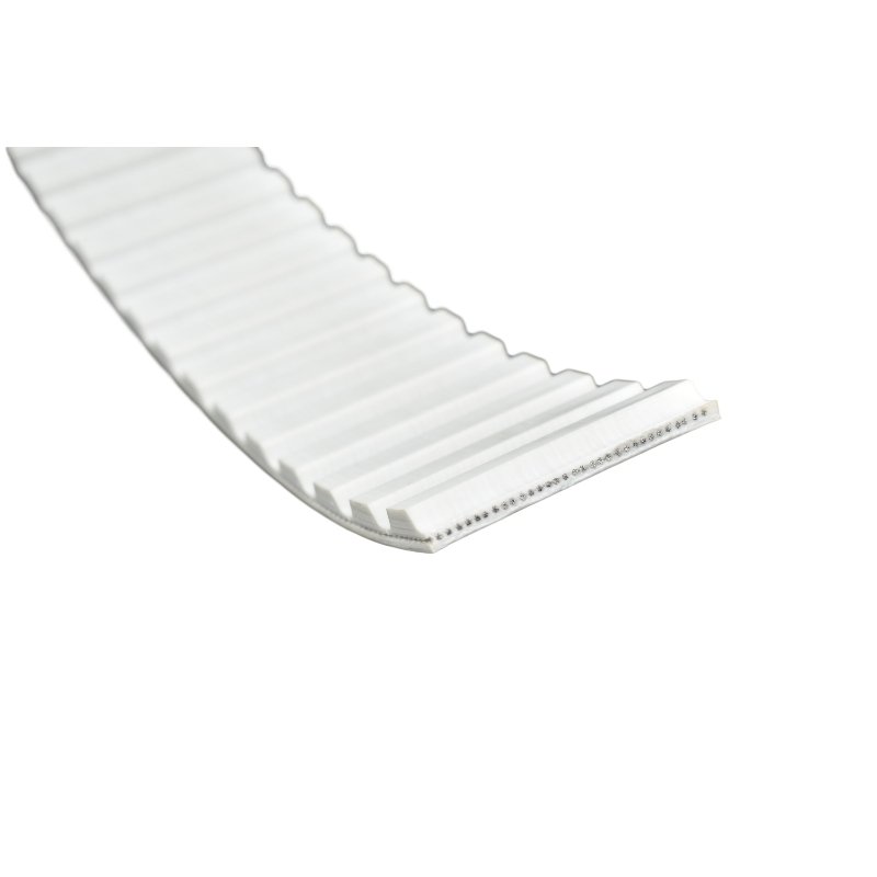 White Polyurethane AT10 AT20 T5 T10 Open Timing Belt Sizes with Steel Core CNC and Laser Machine Timing Belt Price
