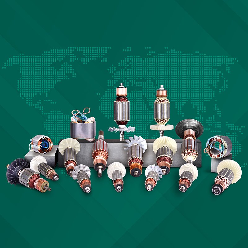 Professional manufacture of angle grinder power tool spare parts armature rotor