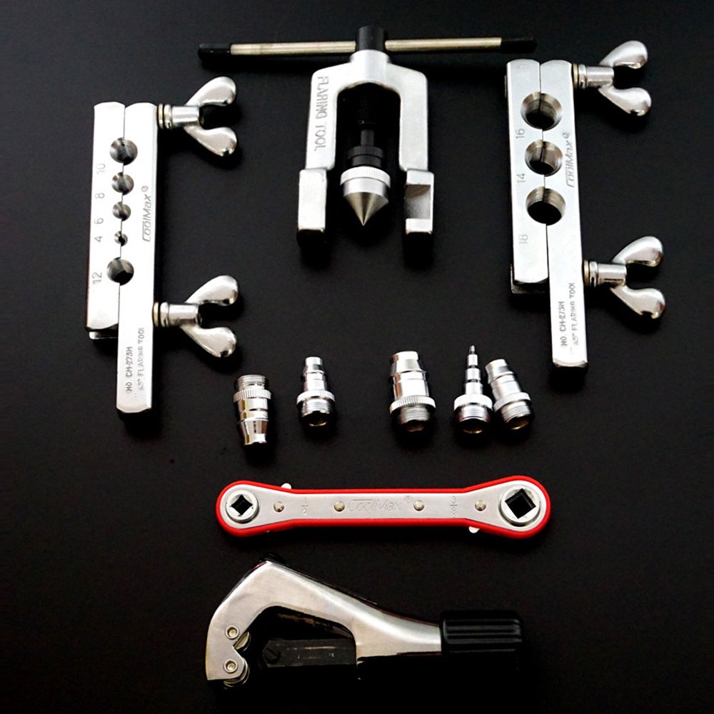 Steel Hand Flaring Tool Kit Refrigerator Air Conditioning Manual Expansion Pipe Tool tubing cutter