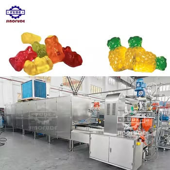 Confectionery Equipment Fudge 3D Eyeball Candy Making Molding Machine Automatic Gummy Candy Depositing Line