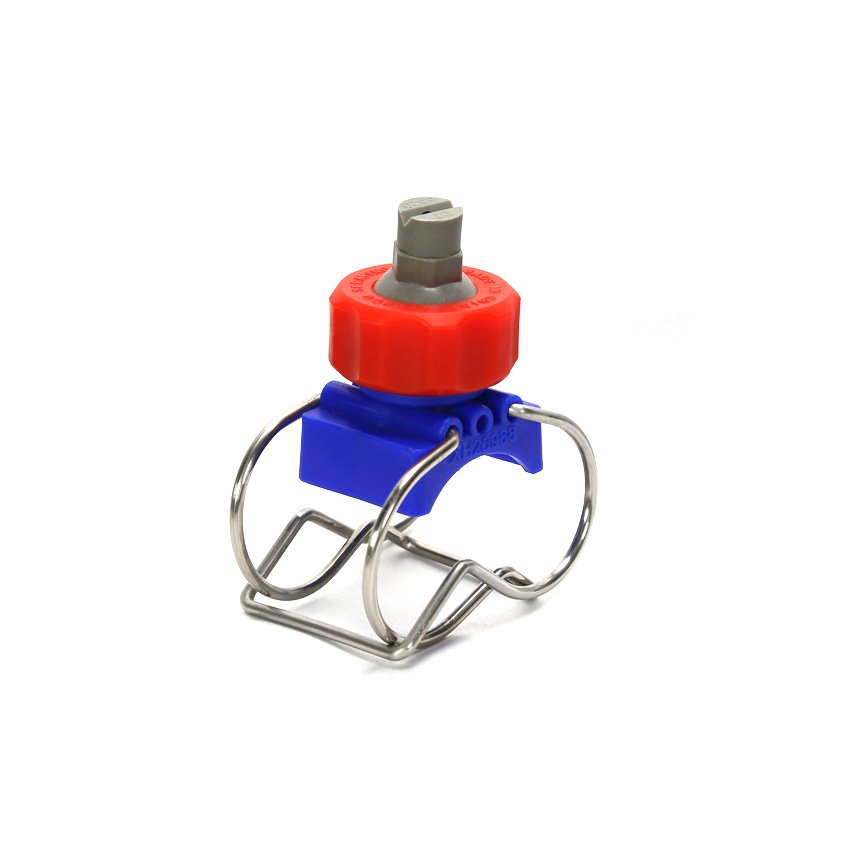 1-1/4" 2" PP Adjustable Ball Pretreatment Single Double Clip Eyelet Clamp Washing Spray Nozzle