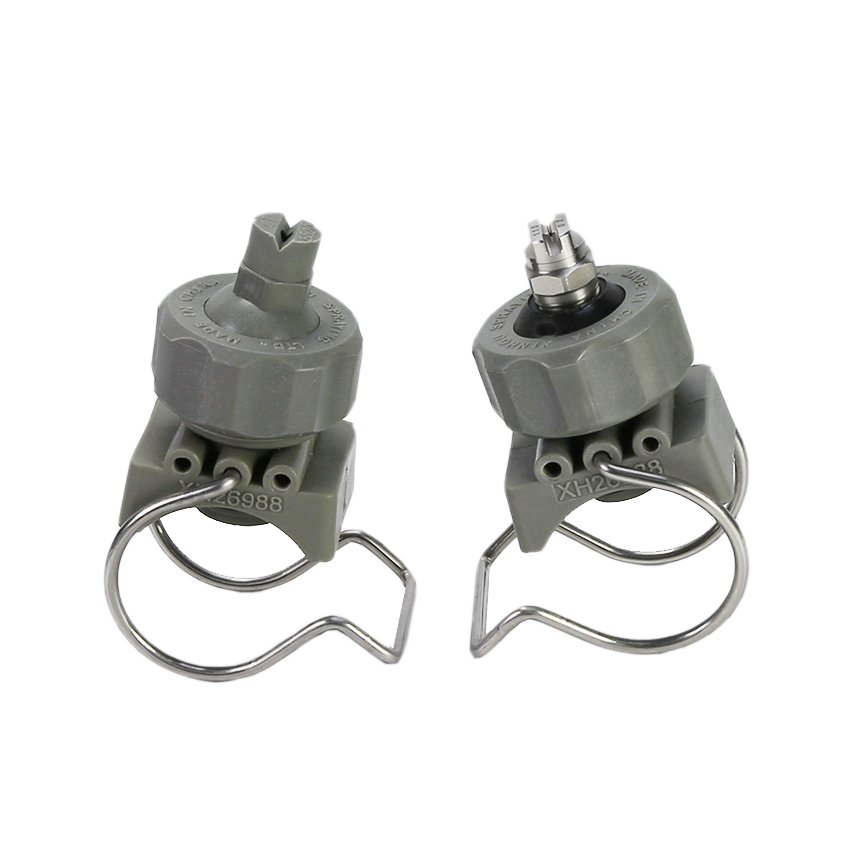 1-1/4" 2" PP Adjustable Ball Pretreatment Single Double Clip Eyelet Clamp Washing Spray Nozzle