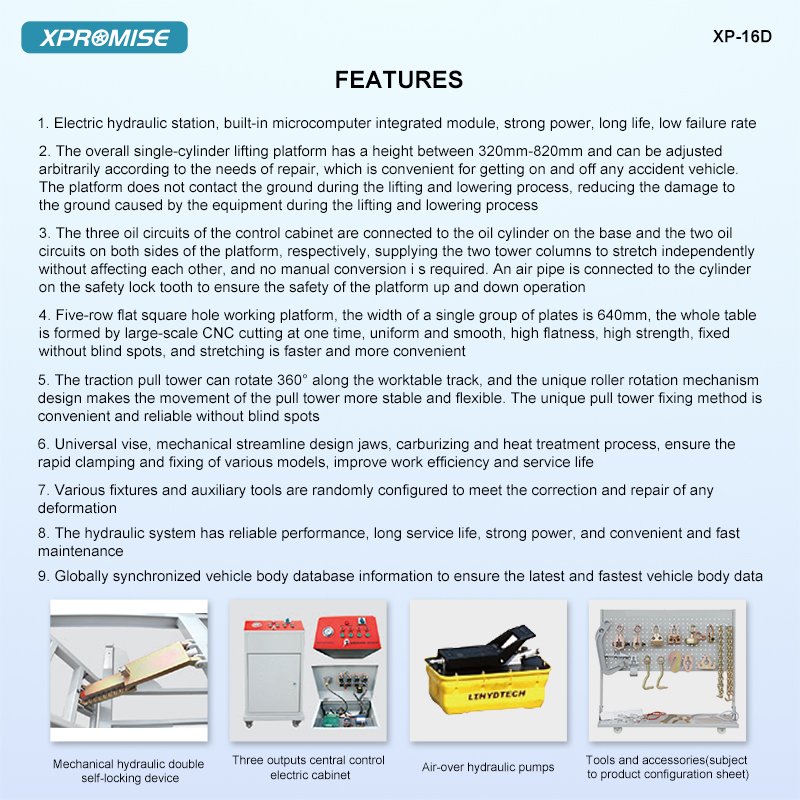 Auto Repair Equipment Car Body Frame Machine Auto Body Repair Equipment Car Body Repair Machine Auto Straightening Bench