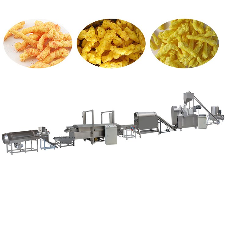 Auto cheetos Production Line Mini Twisted Snack Kurkury Makings Machine Churros Maker Kurkure Machine Price in Pakistan India