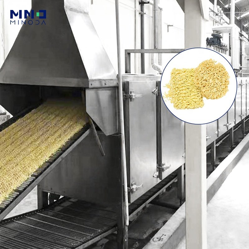 10 Years of Experience Industrial Food Grade Stainless Steel Large Production Frying Automatic Instant Noodle Processing Line