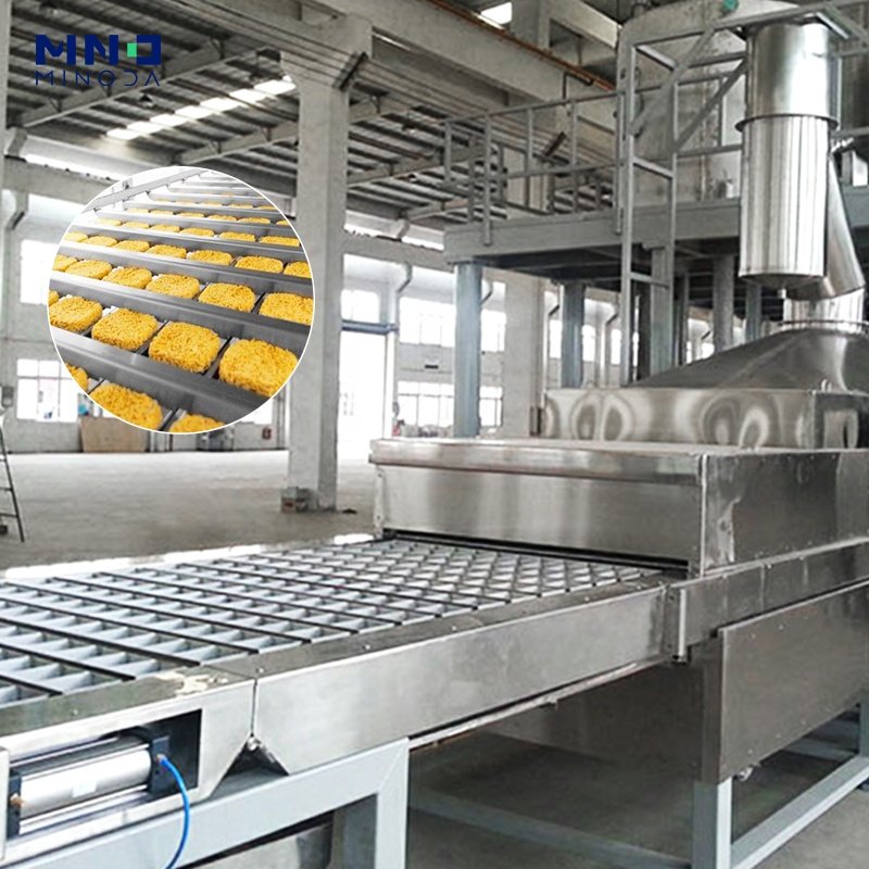 10 Years of Experience Industrial Food Grade Stainless Steel Large Production Frying Automatic Instant Noodle Processing Line