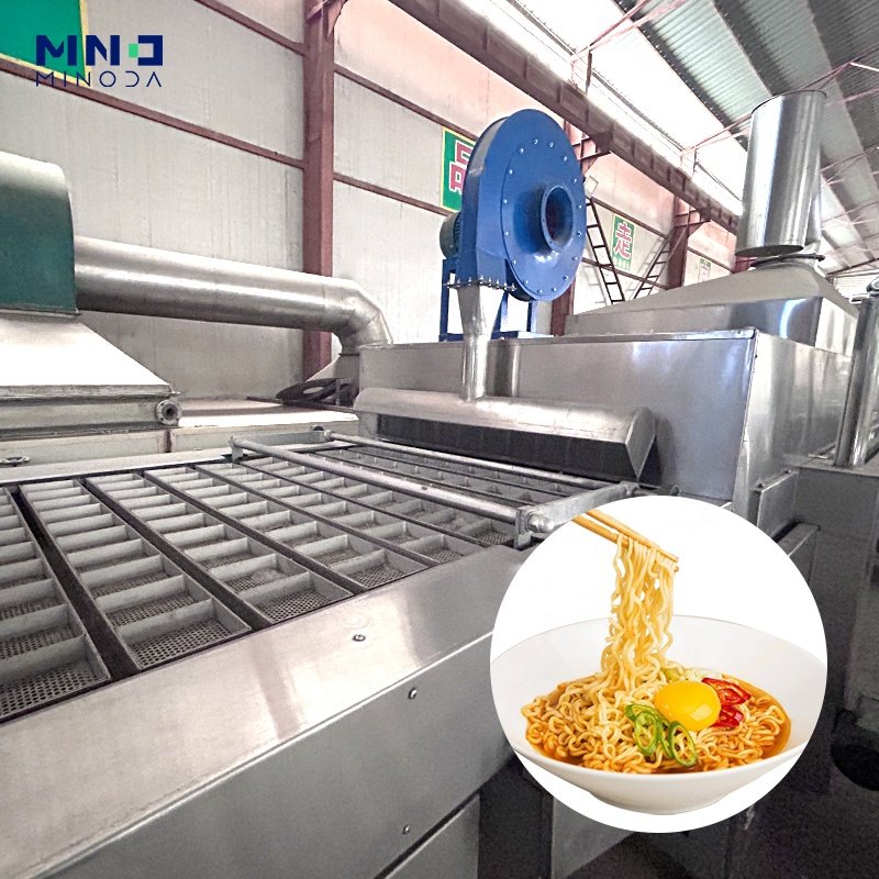 10 Years of Experience Industrial Food Grade Stainless Steel Large Production Frying Automatic Instant Noodle Processing Line