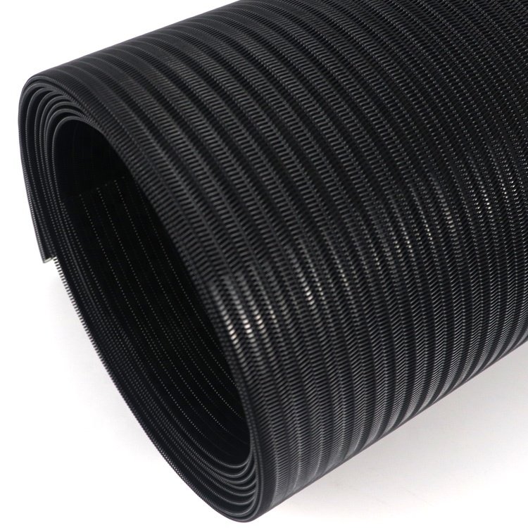 UV printer mesh belt guide belt printing printer is not easy to run off the black spiral mesh woven conveyor belt
