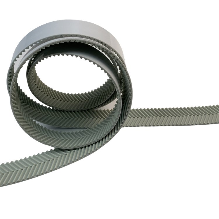 Long Lifespan E8M Polyurethane Timing Belt 50mm Herringbone V-Belt OEM Supported Synchronous Drive