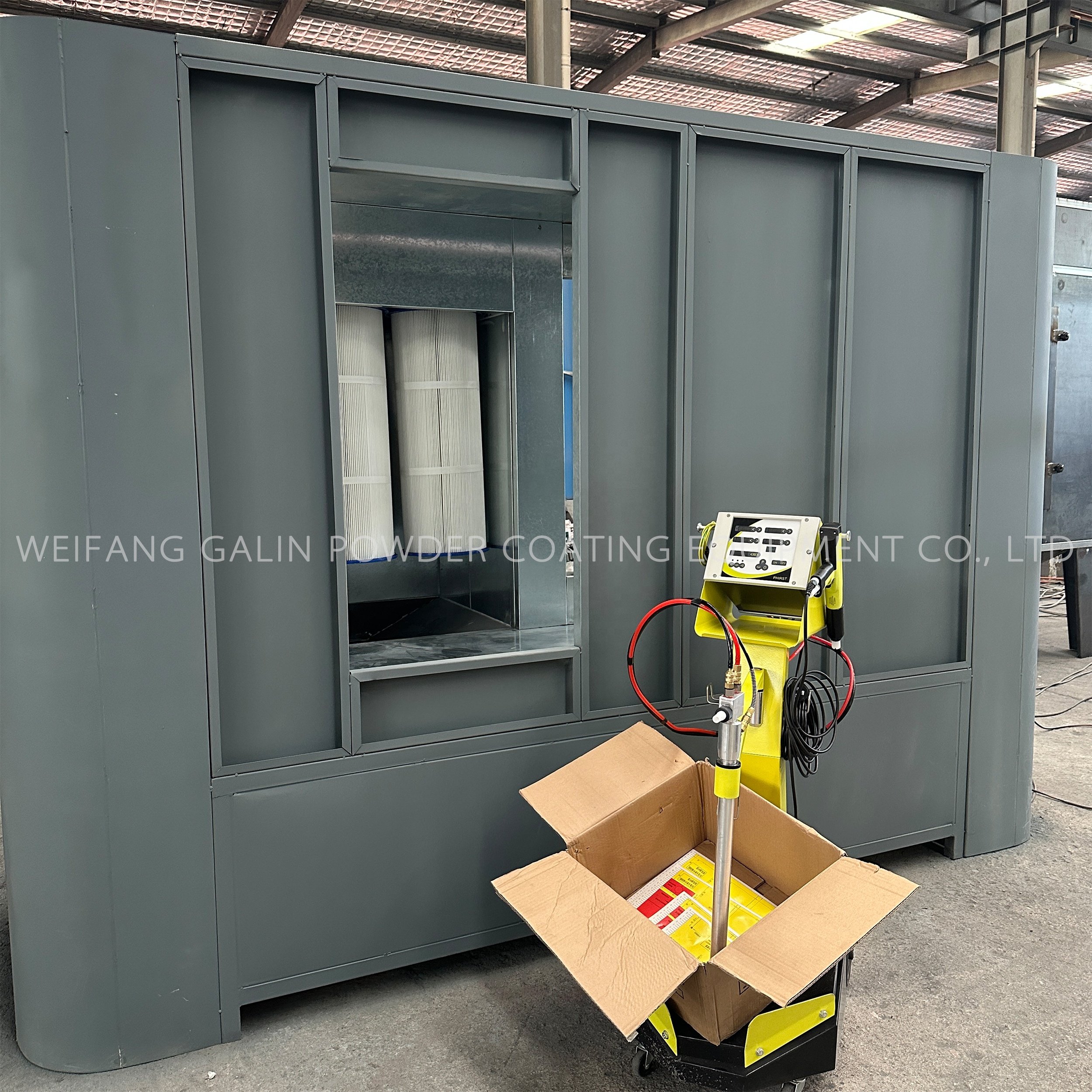Factory Specials-powder Coating Line with Spray Booth and Powder Coating Oven