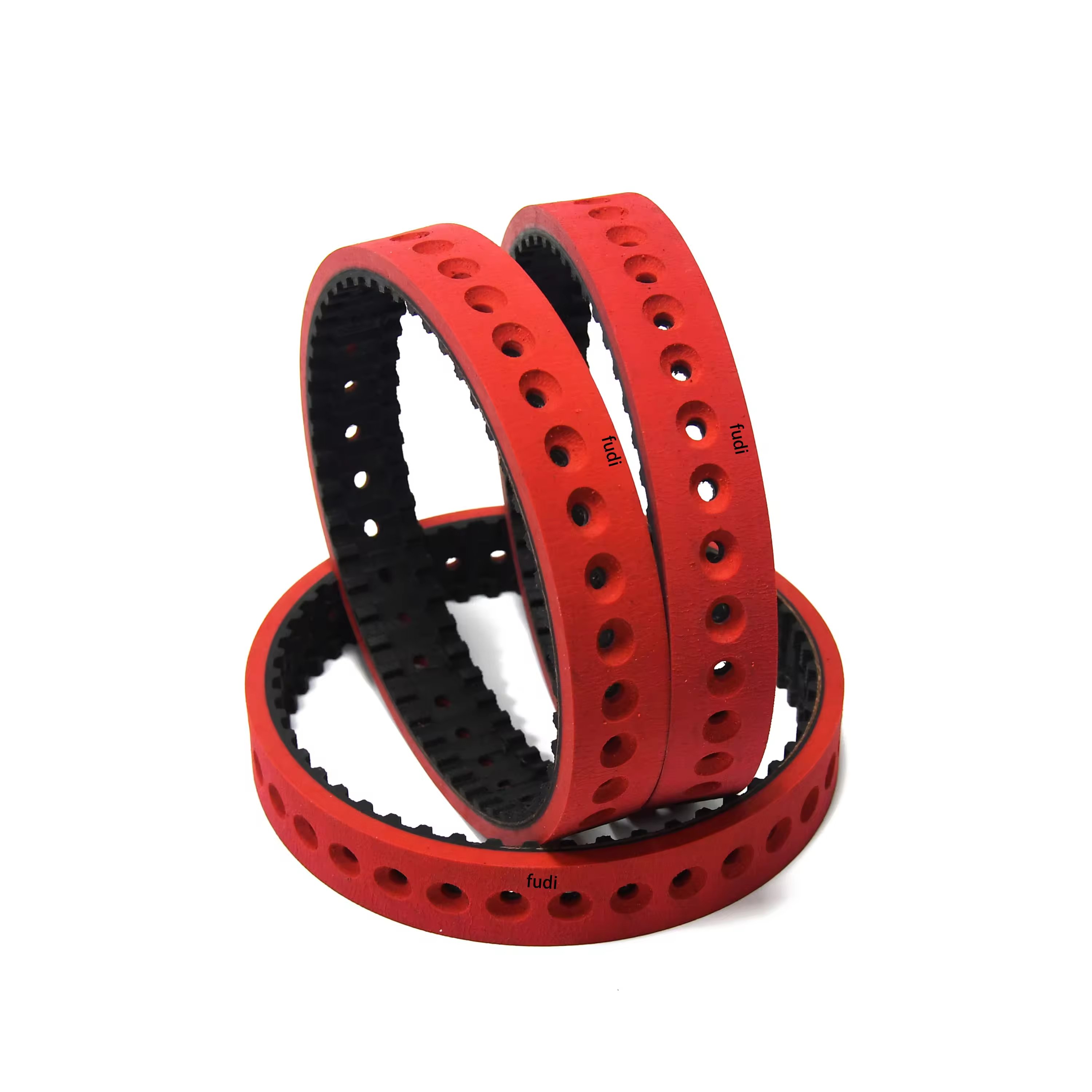 Packaging machine red rubber timing belts synchronous belt anti slip and wear-resistant for packaging machine equipment