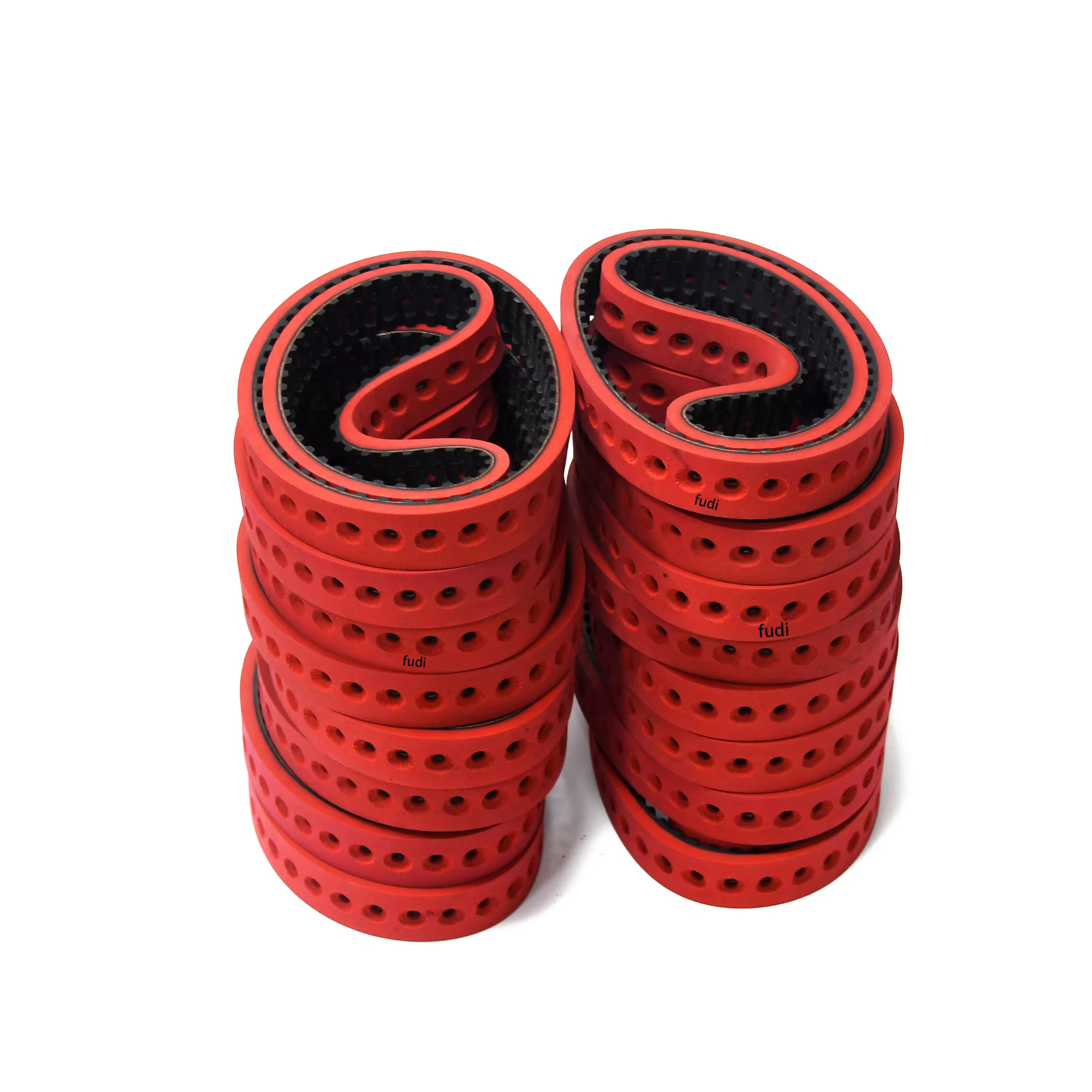 Packaging machine red rubber timing belts synchronous belt anti slip and wear-resistant for packaging machine equipment