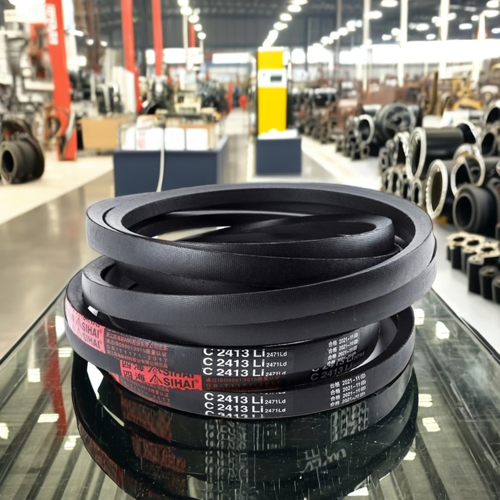 A B C D E F Customized OEM Industrial Rubber Drive V Belt Natural Rubber wrapped Power Transmission for Printing Shops Farms