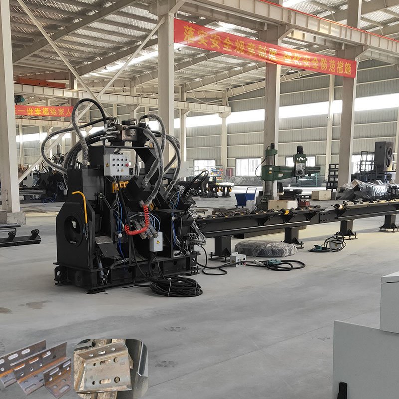 Raintech CNC Combined Angle Steel And Channel Steel Punching Marking And Shearing Production Line
