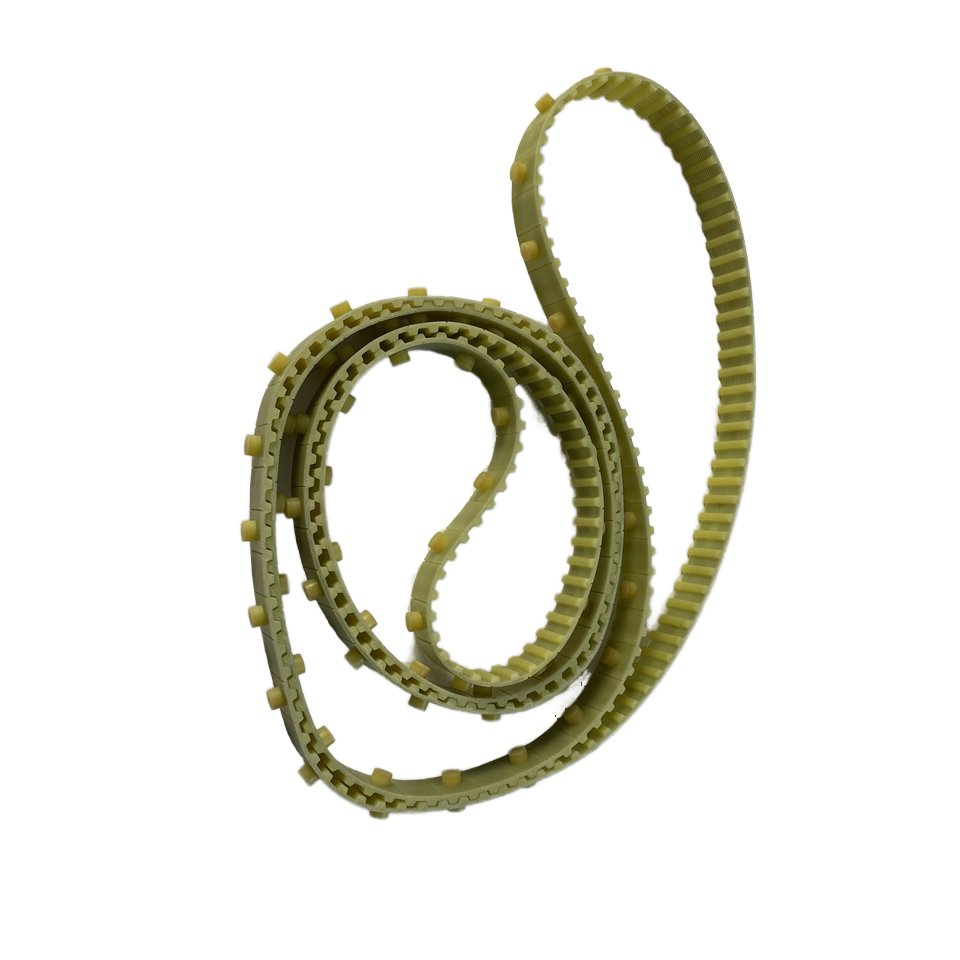 Trutzschler Parts tooth belt T10-3040 yellow PU timing belt with button for Trutzschler Carding Machine Model TC03