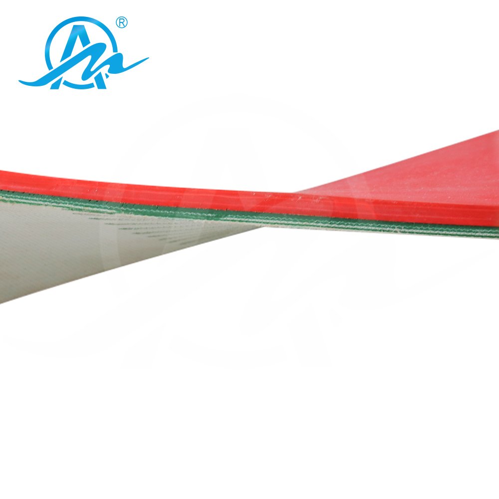Hight Quality Factory Price Green PVC+Red Rubber Conveyor Belt