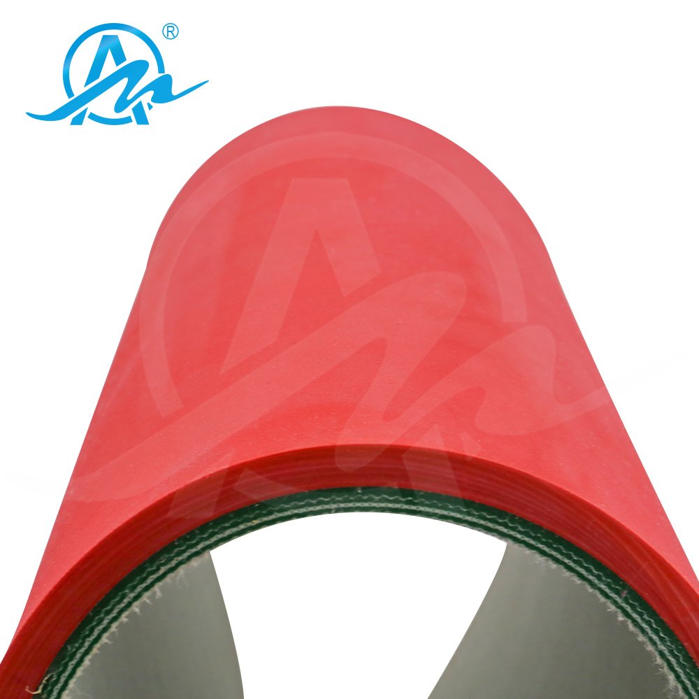 Hight Quality Factory Price Green PVC+Red Rubber Conveyor Belt