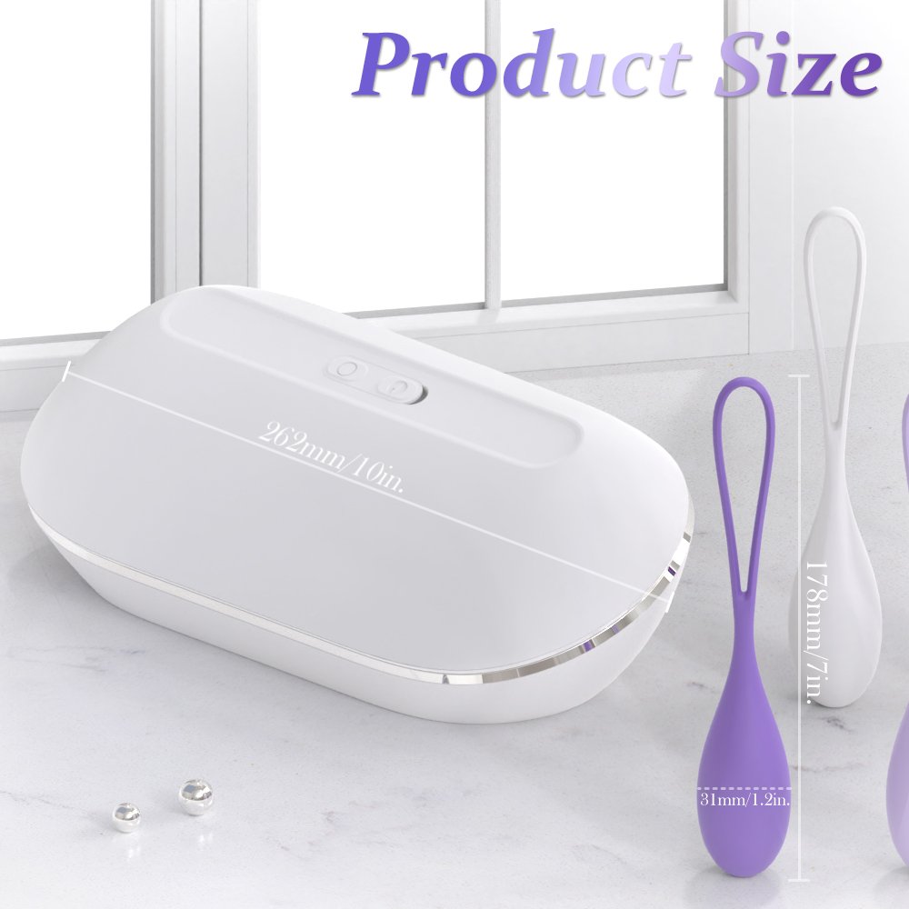 S-HANDE Vaginal Pelvic Floor Exercise Trainer Ben Wa Balls Silicone Kegel Balls Set for Women