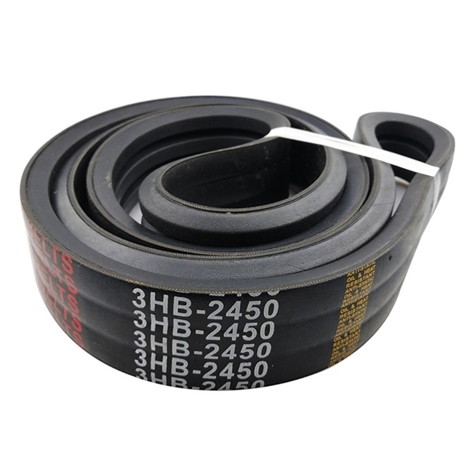 Multi Performance Agricultural Machinery Power Transmission Wear Resistant Black Elastic Adjustable Rubber V-Belt
