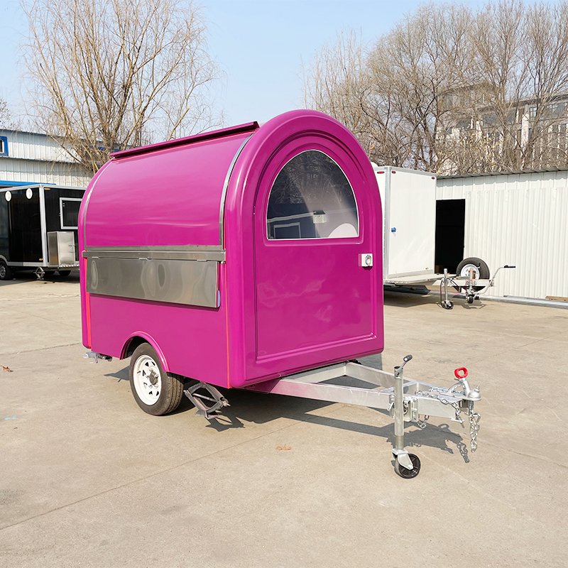 CE Fast Food Truck Small Catering Trailer Hot Dog Vending Cart Ice Cream Mobile Kiosk for Sale Azerbaijan