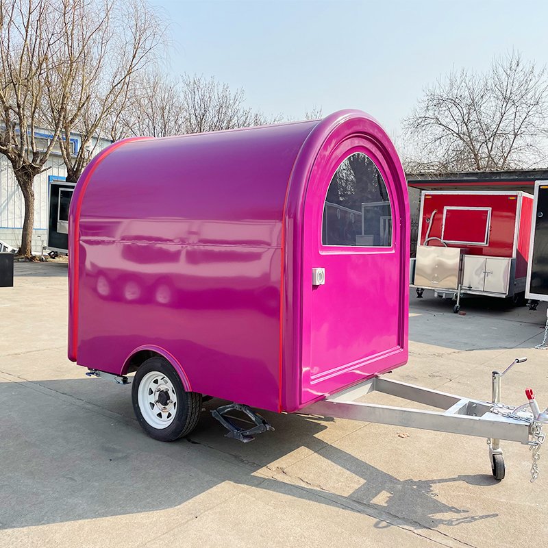 CE Fast Food Truck Small Catering Trailer Hot Dog Vending Cart Ice Cream Mobile Kiosk for Sale Azerbaijan