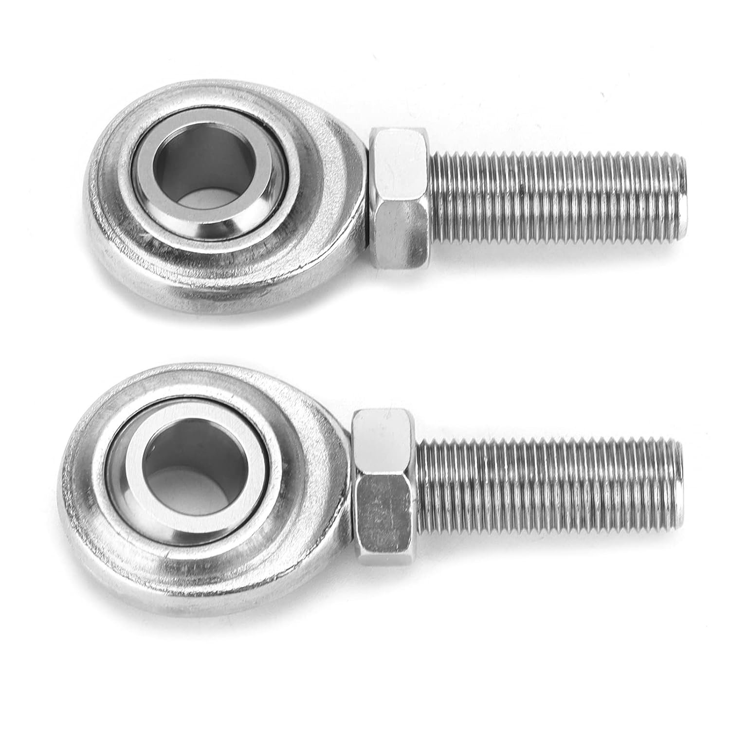 Rod End 3/8 x 3/8-24 ECM6 Male Economy Right Hand Rod End Bearing with Jam Nuts Included Heim Joint Rod End Bearing Direct