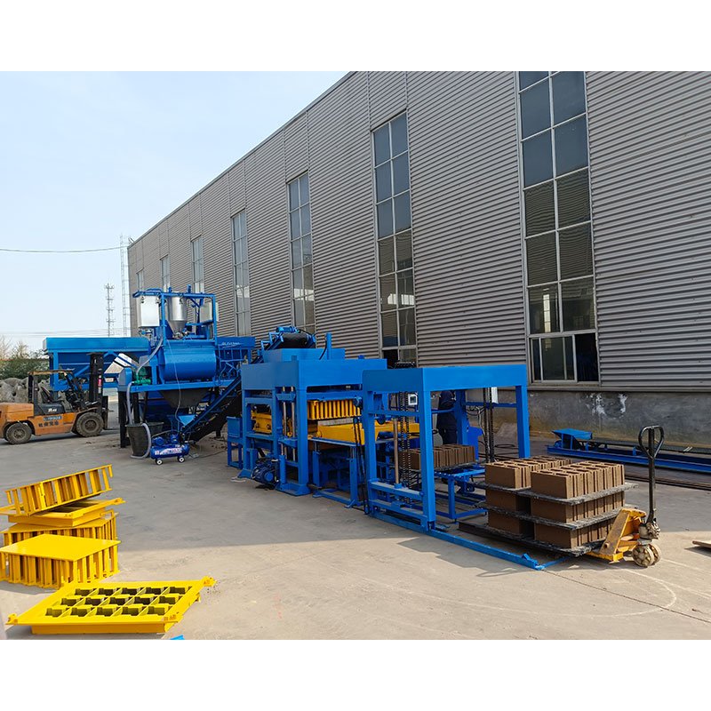 Factory Supply QT5-15 Hollow Concrete Block Mold Brick Making Machinery Automatic Investment Brick Cutting Machine