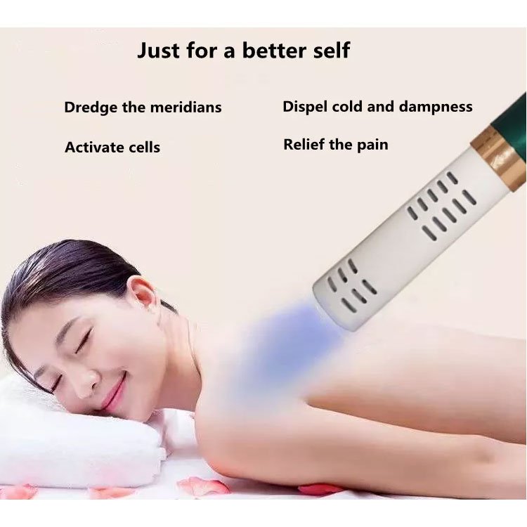 Thz Body Meridian Massage Physiotherapy Instrument Healing Iteracare Wand Small God Blowing Family Terahertz Blower Electric CE