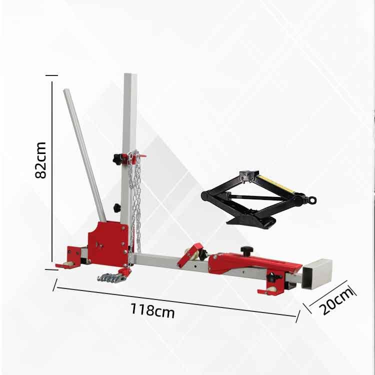 FUNISI Auto Quick Dent Puller Car Pulling Machine with Jack Auto Body Collision Repair LT200