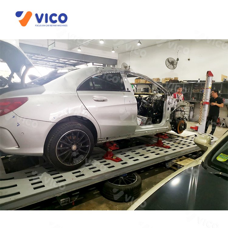 Vico Auto Body Frame Machine Car Dent Repair Puller 4t 8800lbs #VF5500 USA Hot Selling Car Straightener Garage/autoshop